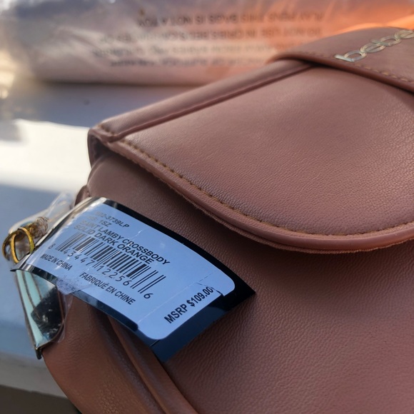 NEW be be Cross body bag  color orange - Picture 6 of 6